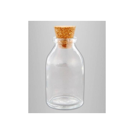 25cc 120'li  MANTAR TIPALI CAM ŞİŞE (Nikah Şekeri Arı Sütü Şişesi)