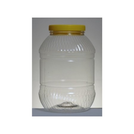 5 LİTRE PLASTİK-PET KAVANOZ 110 MM AĞIZ(18 Lİ PAKET)