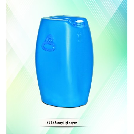 60 LT Sanayi İçi Beyaz Bidon
