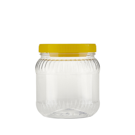 1300 cc Yuvarlak PET (plastik) Kavanoz 32 Lİ PAKET 110 MM AĞIZ