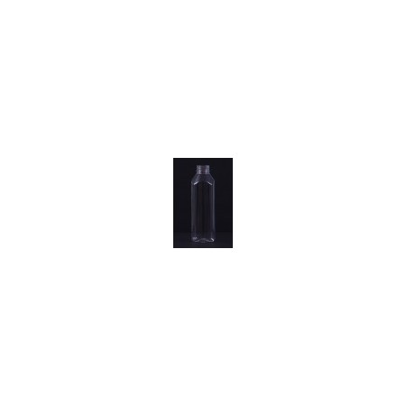 1 LİTRE PLASTİK (PET) KARE KAPAKLI ŞİŞE-136 LI PAKETTE