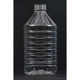 3 LİTRE PİRAMİT MODEL PLASTİK-PET SÜT-YAĞ-ŞALGAM ŞİŞESİ-KULP VE KAPAK DAHİL-36 LI PAKETTE