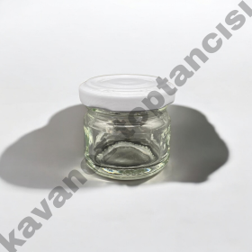 29 Cc. Cam Kavanoz - Beyaz Kapaklı - 220 Li