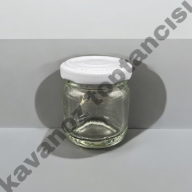 40 Cc. Cam Kavanoz - Beyaz Kapaklı 210 LU PAKETTE (ÜRÜN PAŞABAHÇE'DİR)