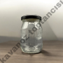 190 Cc. Cam Kavanoz - SİYAH Kapaklı-60 LI PAKETTE