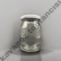 190 Cc. Cam Kavanoz - BEYAZ Kapaklı-60 LI PAKETTE