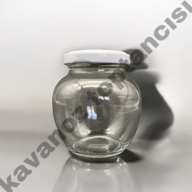 Paşabahçe 210 Cc. Cam Kavanoz - Yumurta Tipi - Beyaz Kapaklı-80 Lİ KUTUDA