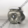 Paşabahçe 210 Cc. Cam Kavanoz - Yumurta Tipi - Beyaz Kapaklı-80 Lİ KUTUDA