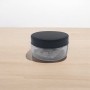 50 CC KREM KAVANOZU SİYAH PLASTİK KAPAKLI-60 LI KUTUDA
