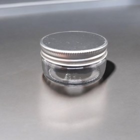 METAL GÜMÜŞ KAPAKLI 50 CC KREM KAVANOZU-60 LI KUTUDA